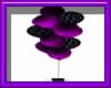 (sm)purple black balloon