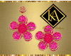 pink Flower earrings