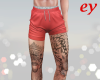 Ey short pants tatto