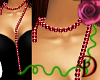 [D] Red Beads Necklace