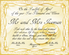 Our Wedding Certificate