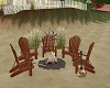Teak Wood Fireside Chat