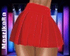 Lined Red Skirt RL