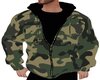 Green Camo Hoody Male