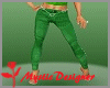 Green Tight Jeans