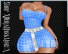 BBlue Plaide Dress