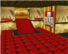 red & gold room