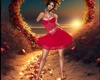 Skirt diamant red