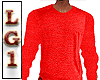 LG1 Red Sweater Top