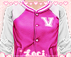 Pink Varsity Jacket