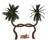 Couples Palm Tree Swing