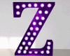 Anim Purple Letter Z