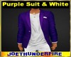 Purple Suit & White