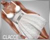 C Clair white lace dress