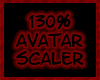 м| 130% Avatar Scaler