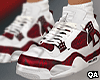 (F) Red Loose Retro 4's