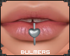 B. Heart Labret piercing