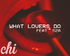 WHAT LOVERS DO