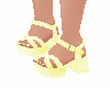 Girls Yellow  Sandals