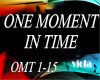 ONE MOMENT IN TIME