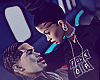 10 Sit on his lap.