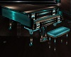 TEAL PIANO BY BD