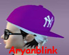 ~ARY~NY fitted cap purpl