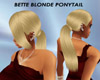 Bette Blonde Ponytail