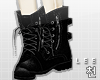 ! black army boots