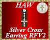 Sil. Cross Earring RFV2