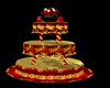 REDROYAL CAKE WITH GOLD