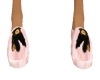 R&R Pink Bear Slippers