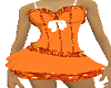 sexy dress orange