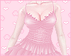 Ruffle Mini Dress Pink