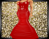 Red Demure PVC Gown