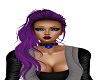 purple ponytail