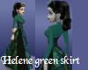 Helene Green Skirt