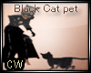 Black Cat Pet W/Actions