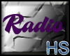 (HS) Purple Radio Sign