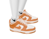 L! ORANGE DUNK SHOES