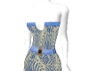 blue designer dress