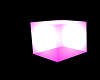 Rotating Pink Cube