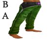 [BA] Green Zipped Jeans