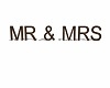 Ell: Mr & Mrs wood sign