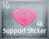lRil 4k Support Sticker