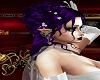 Rose Purple Wedding Hair