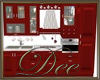 Red Kitchen Set