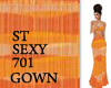 ST GOWN SEXY CUTS 701