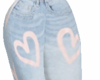 y2k heart jeans