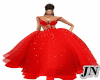 J*Red Dress Ball gown